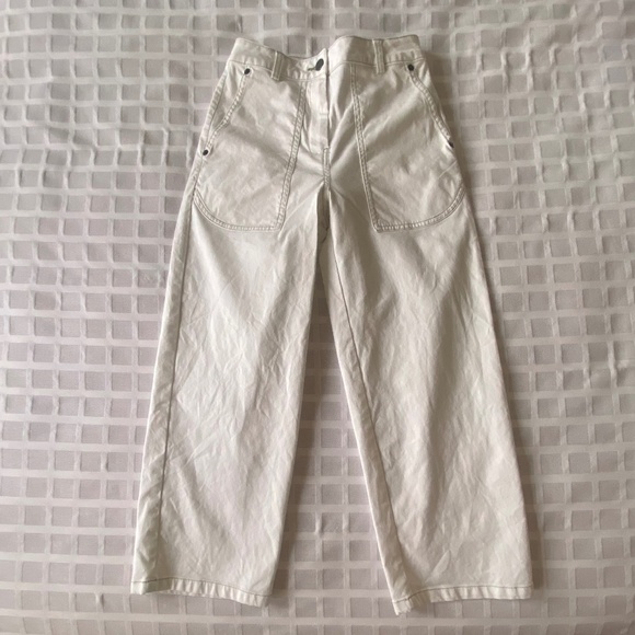 Hudson North White Cropped Pants - Picture 1 of 10